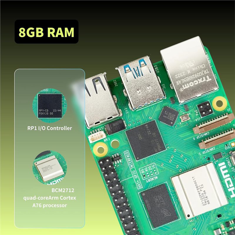 T23C：Raspberry Pi 5用、8GB RAM、8 - Raspberry Pi 5 8Gb Board のレビューと価格
