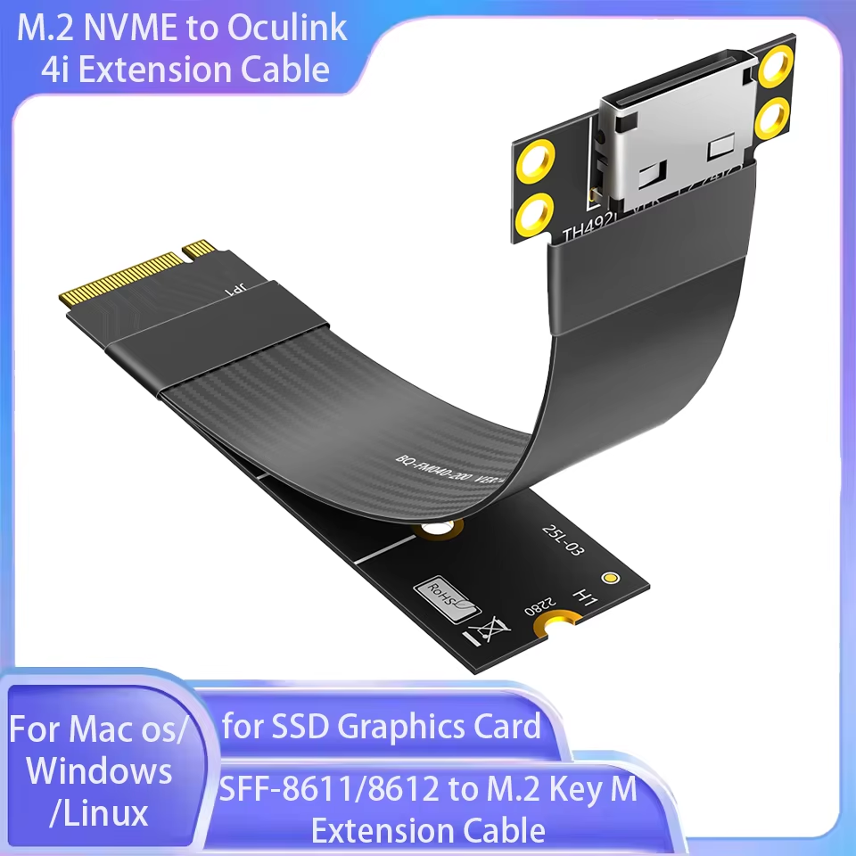 M.2 NVMe - Oculink 4i 拡張ケーブル、S - Oculink Egpu Mini Pc のレビューと価格